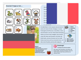 Pets (French & German)  – Teaching & Assessment Package