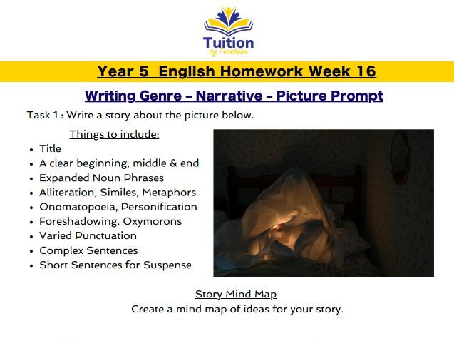 16. Year 5 - Creative Writing & Spelling