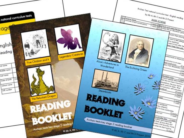 *BUNDLE* SATsStyle English Reading Papers Key Stage 2 Archaic Texts