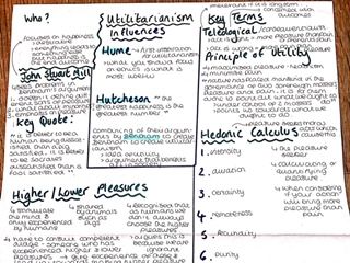 Utilitarianism A3 Revision Sheet OCR Teaching Resources