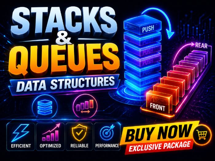 Stacks & Queues - Data Structures | Complete Lesson Pack for Cambridge IGCSE, AS & A-Level CS