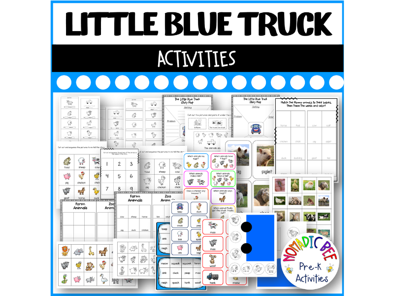 The Little Blue Truck Activities