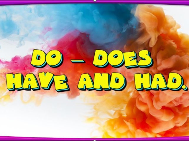 Do / Does – Have / Has Grammar Lesson. Helping Verbs, Auxiliary Verbs, English Grammar, ESL Grammar,