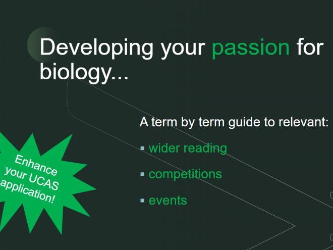 A-Level Biology Extracurricular Activities