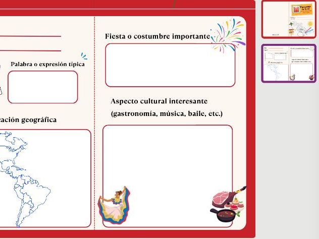 Spanish Cultural Project: Pasaporte Cultural (Día de la Hispanidad)