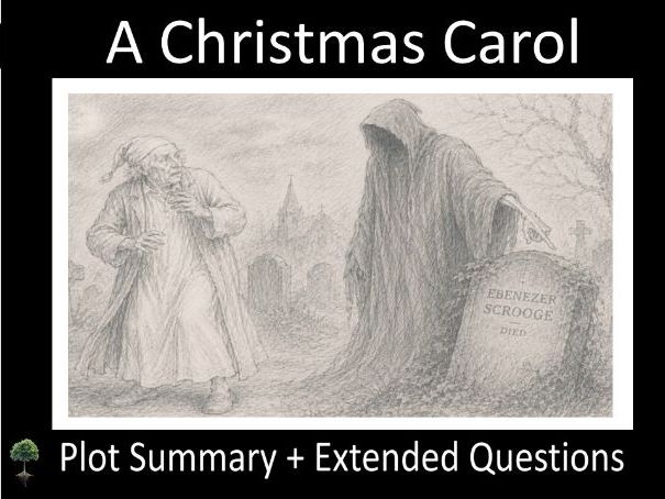 Dickens'  A Christmas Carol | Plot Summary + Extended Questions