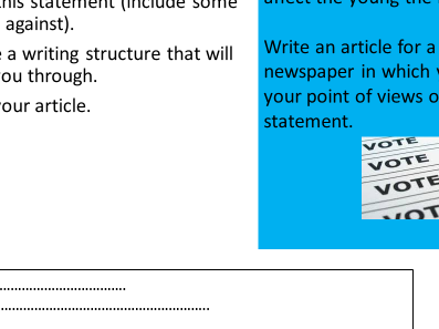 AQA English Lang Paper 2 Writing Task