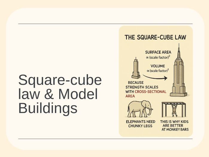IB Math AI - Square-cubed Law Model Buildings