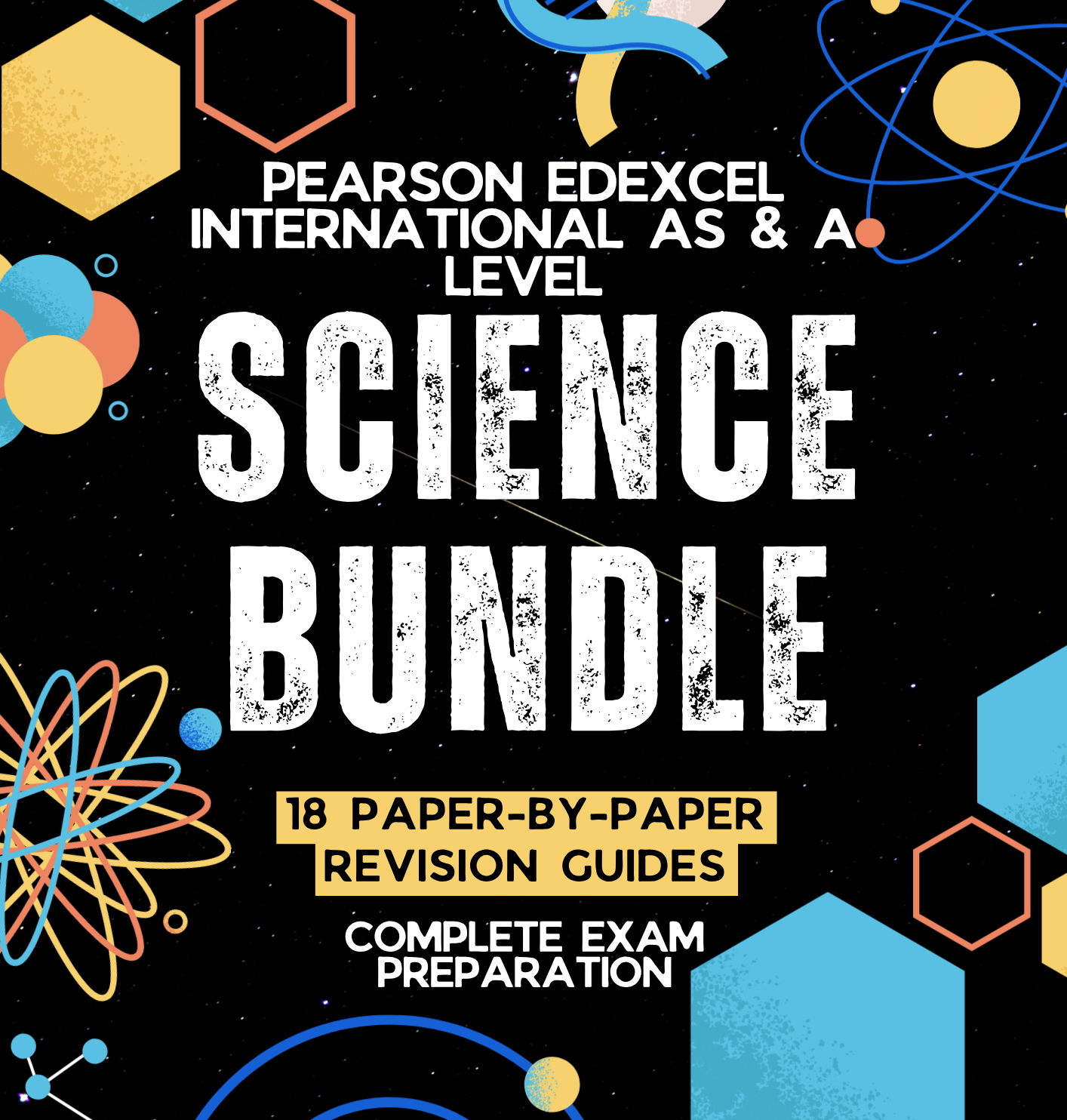 Pearson Edexcel IAL Sciences Mega Bundle — Physics, Chemistry, Biology - 18 Master Revision Guides in one bundle