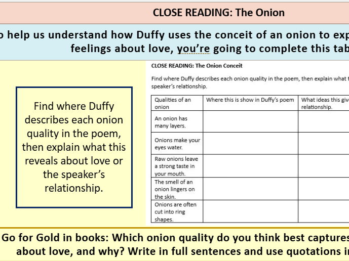 Relationship Poems Scheme - WJEC English Lit and Lang