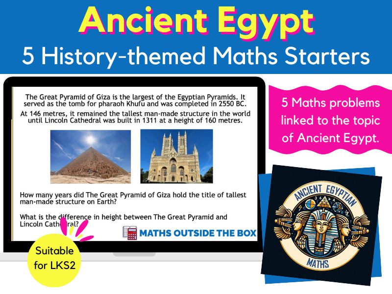 Ancient Egyptian Maths Starters for LKS2