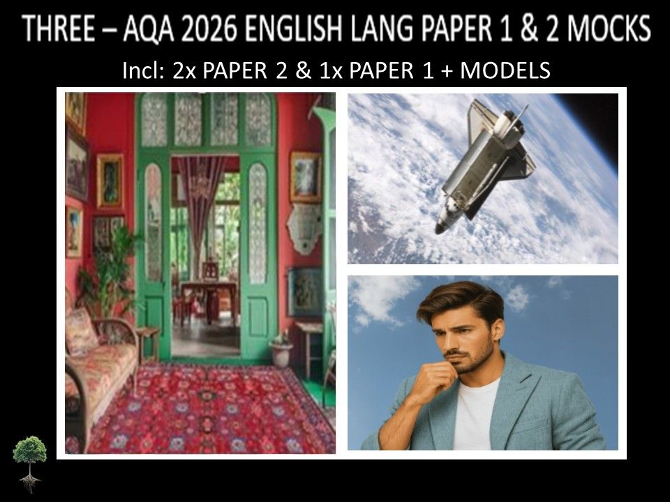 THREE - AQA PAPER 1 & 2 | 2026 FULL MOCKS | MODELS