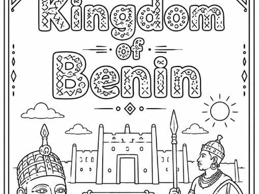 Kingdom of Benin Colouring Page West African Kingdom