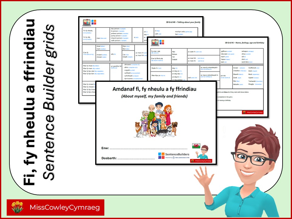 Fi, fy nheulu a ffrindiau booklet