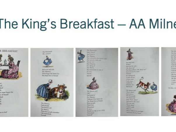 Ready, Steady, Write! – The King's Breakfast | Creative Writing