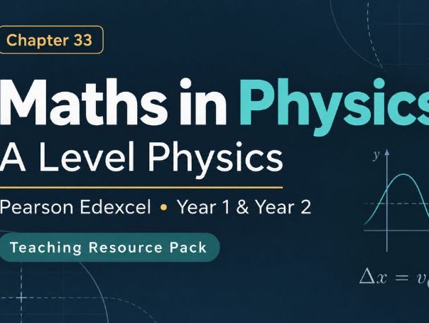 33 - Maths in Physics Teacher Pack - Physics (Year 1 & Year 2) A Level Pearson Edexcel