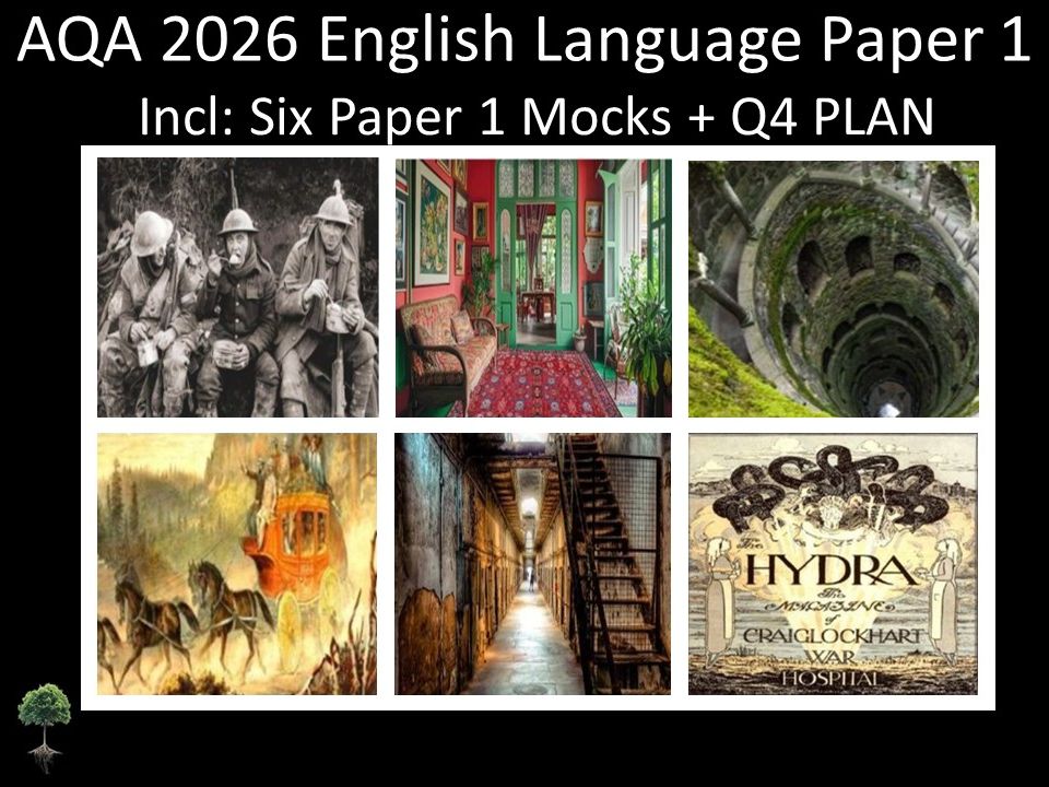 Six AQA 2026 GCSE English Language Paper 1 Mocks | Q4 Plan