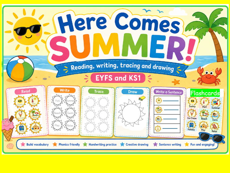Here Comes Summer Literacy Activity Pack