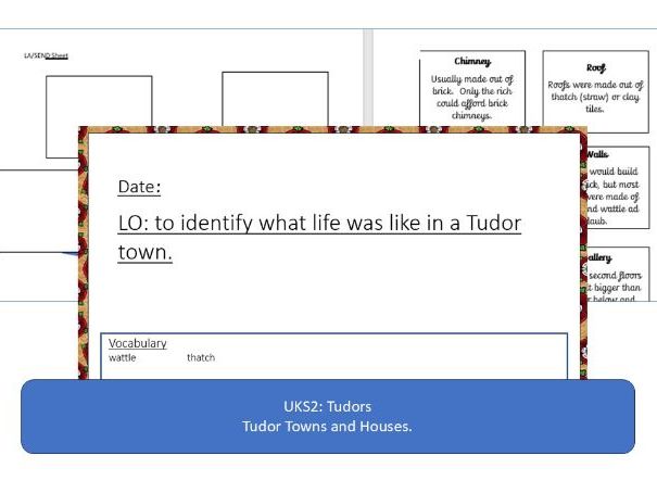 UKS2 Tudor Towns and Houses