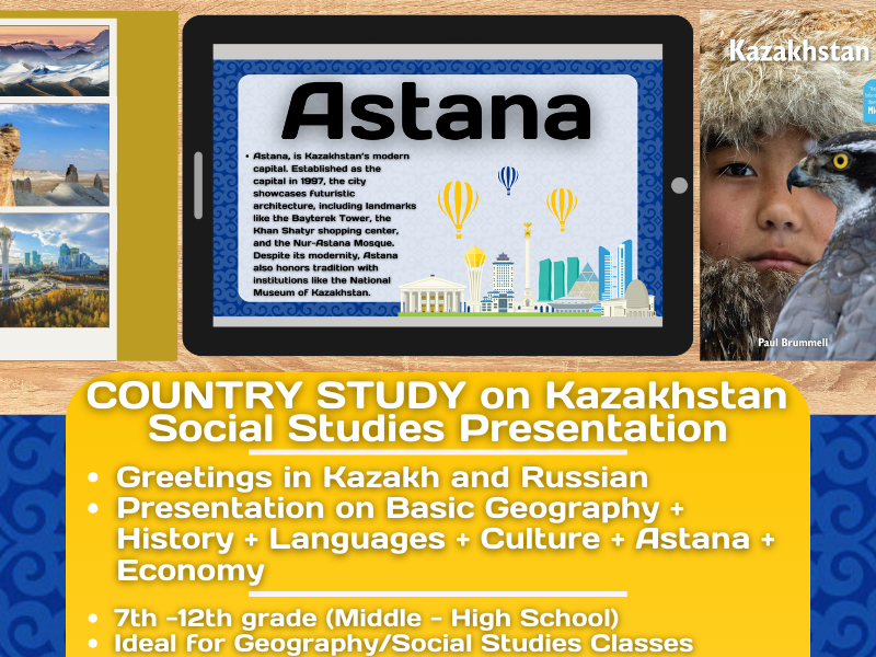 Country Study Presentation on Kazakhstan - Central Asia