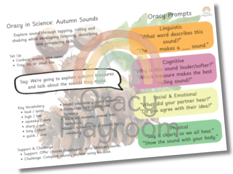 Oracy in Science: Autumn Sounds