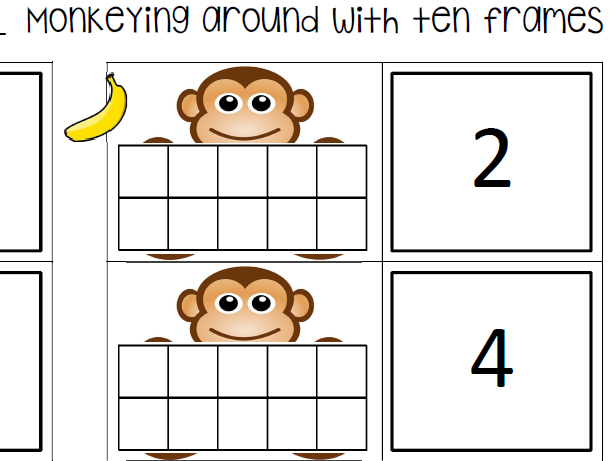 Monkeying Around with Ten Frames