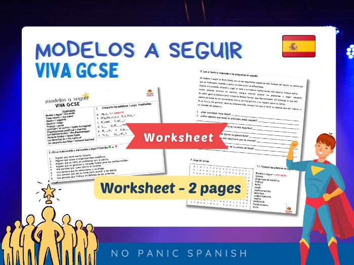 Modelos a seguir | GCSE | Worksheet