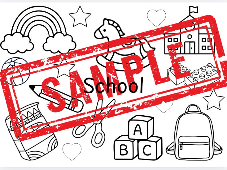 Back to School Colouring