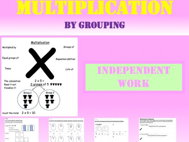 Multiplication grouping and reasoning