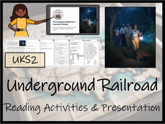 Underground Railroad Reading Comprehension Activities | Year 5 or Year 6