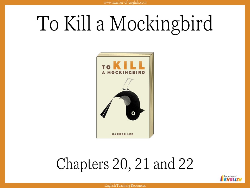 To Kill a Mockingbird - Chapters 20, 21 and 22