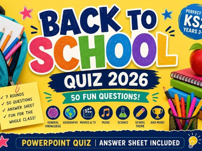 Back to School Quiz 2026