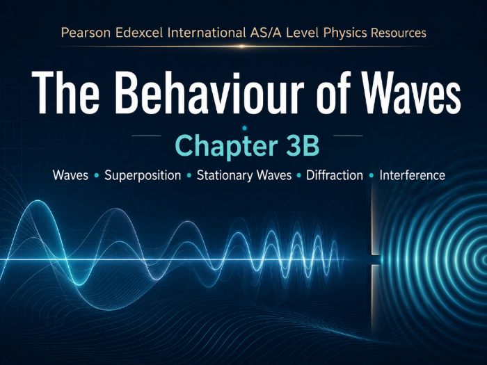 3B - The Behaviour of Waves - Physics International AS/A Level Pearson Edexcel