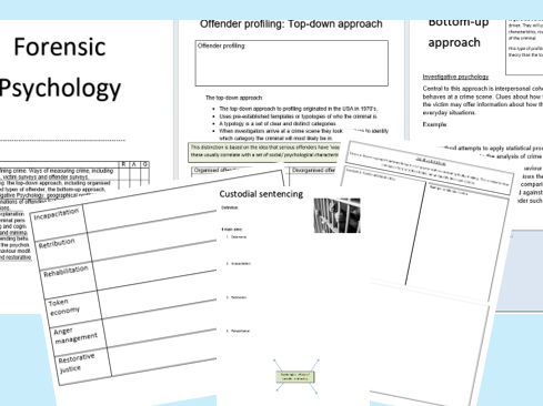Forensic Psychology Workbook