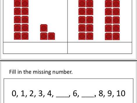 KS1 early number activities - 1 - 20