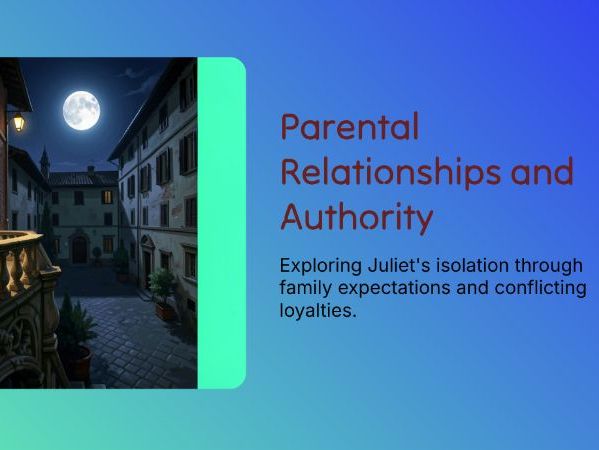 KS3 - Romeo and Juliet – Parental Authority, Relationships & Dramatic Irony