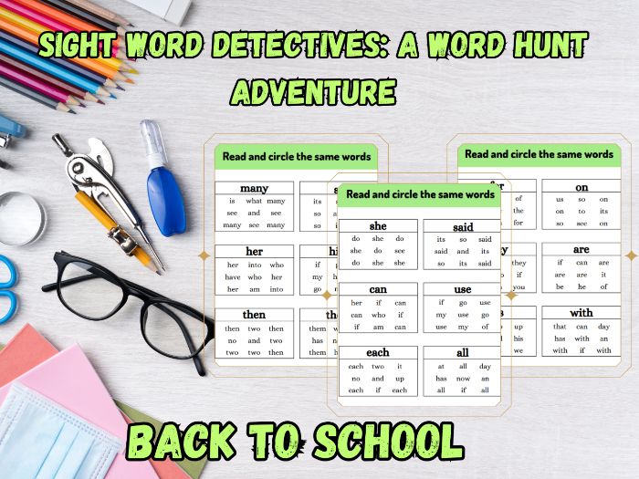 Sight Word Detectives: A Word Hunt Adventure
