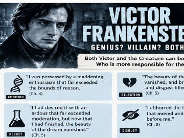 KS3/4 Frankenstein - Victor vs The Creature