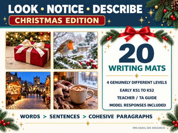 Look Notice Describe: Christmas Edition
