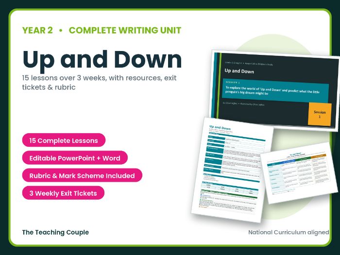 Up and Down | Year 2 English Unit