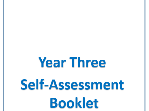 Year 3 Self assessment booklet