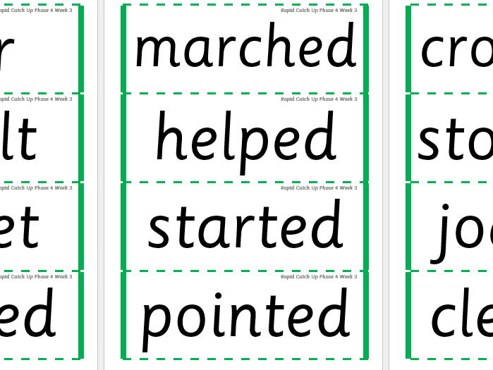 Rapid Catch Up Phase 4 Week 3 (Supports Little Wandle)