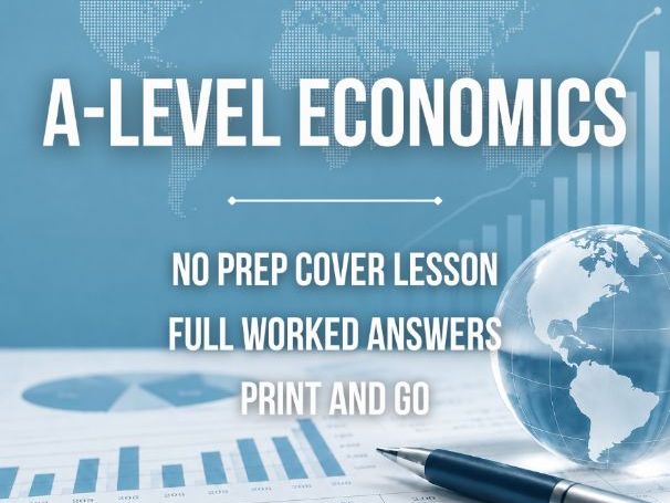KS5 Economics (A-Level) Cover Lesson: Excise Taxes and Tax Incidence (No Prep)