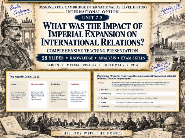What Was the Impact of Imperial Expansion on International Relations? | CIE AS History 9489 | 7.2
