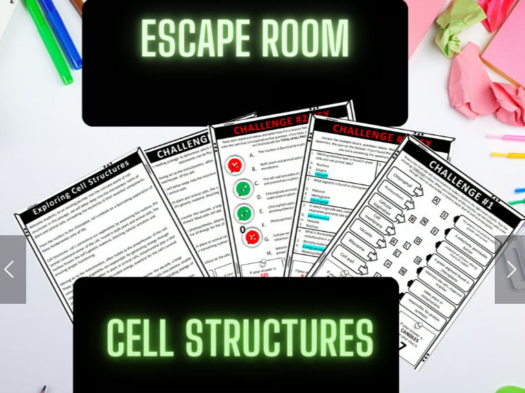 Cell Structures Escape Room