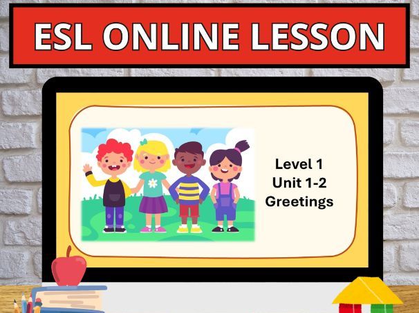 Online Class English For Young Learners Curriculum. U1 L2 Greetings
