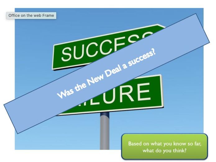 Was the New Deal a success or failure? GCSE lesson