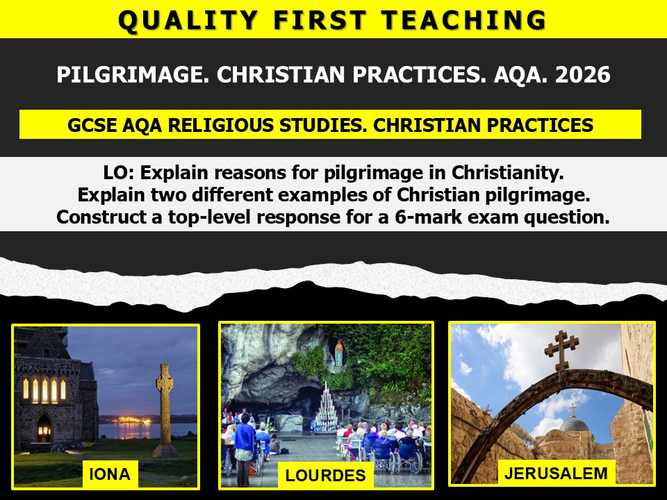 PILGRIMAGE. CHRISTIAN PRACTICES. AQA. 2026