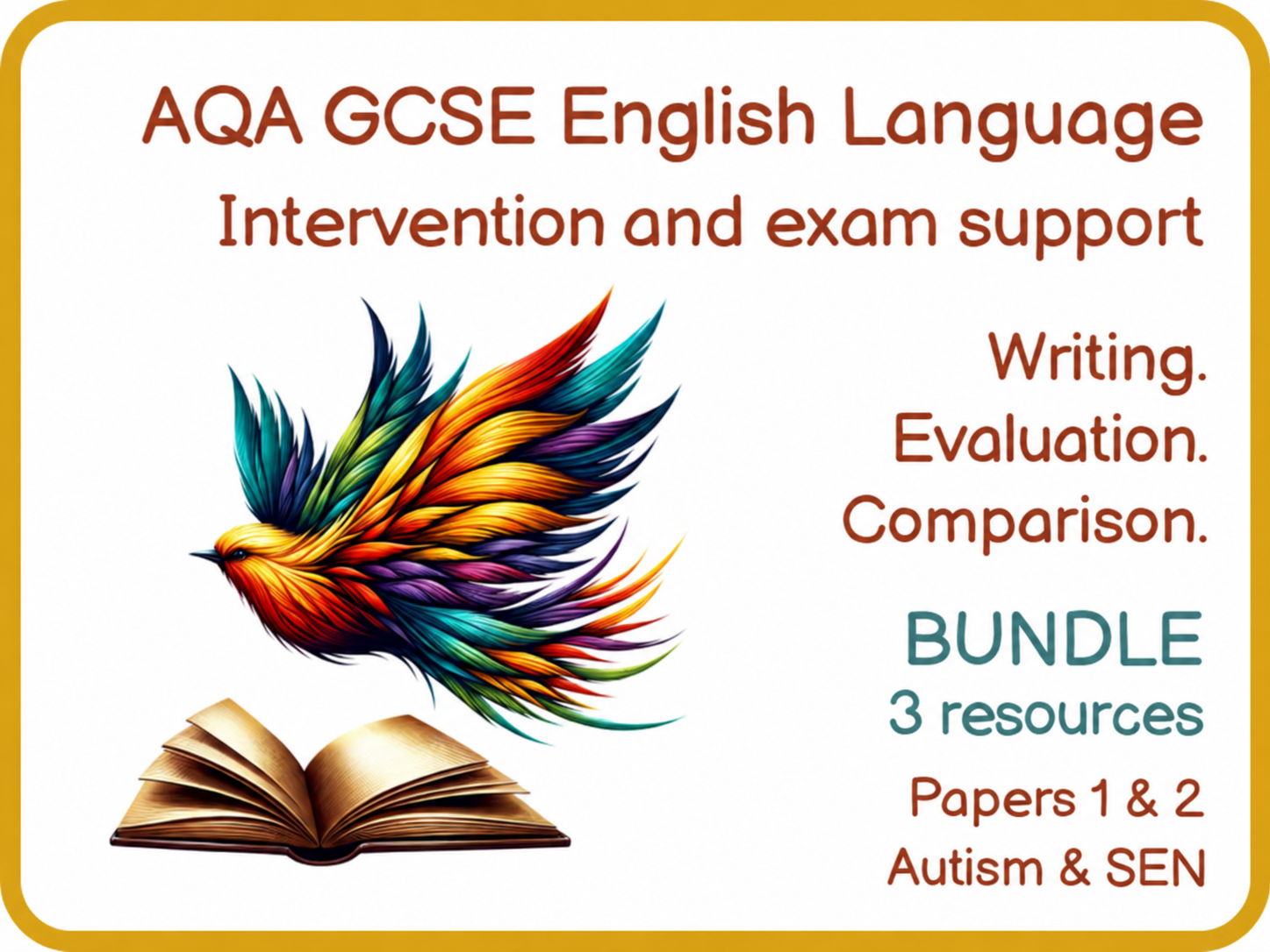 AQA GCSE English Language Intervention Bundle – Autism & SEN