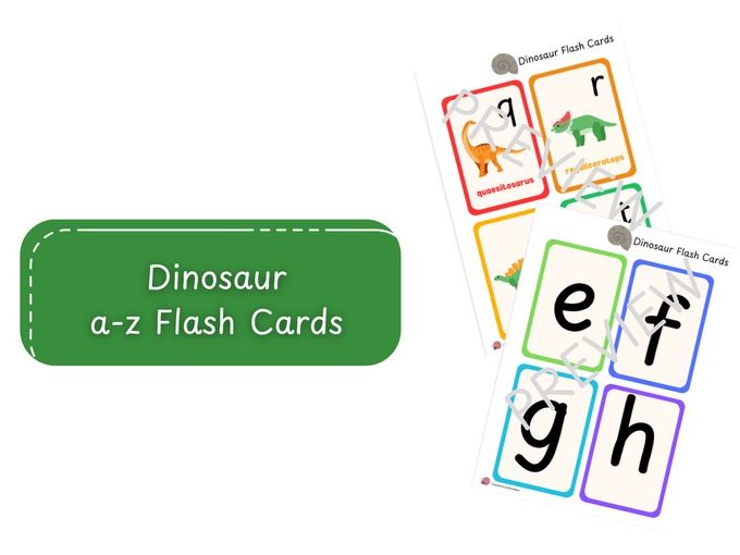 Dinosaur a-z Flash Cards